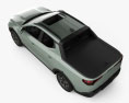 Hyundai Santa Cruz 2022 3D-Modell Draufsicht