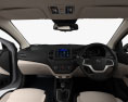 Hyundai Verna sedan with HQ interior 2022 3d model dashboard