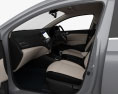 Hyundai Verna sedan with HQ interior 2022 3d model seats