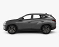 Hyundai Tucson 2021 3D模型 侧视图