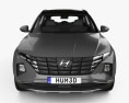 Hyundai Tucson 2021 3D模型 正面图