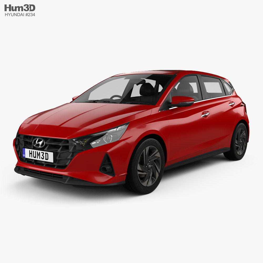 Hyundai i20 Asta 2022 3D model