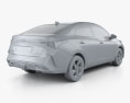 Hyundai Verna 2022 3D-Modell