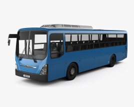 Hyundai Super Aero City バス 2019 3Dモデル