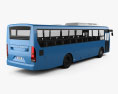 Hyundai Super Aero City Bus 2019 3D-Modell Rückansicht