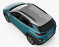 Hyundai Kona Electric 2022 3D-Modell Draufsicht