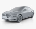 Hyundai Mistra 2022 3D-Modell clay render