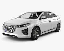 Hyundai Ioniq hybrid 2022 3Dモデル
