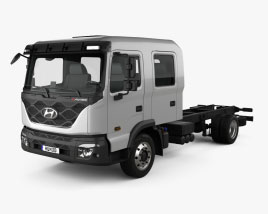 Hyundai Pavise Doppelkabine Fahrgestell LKW 2019 3D-Modell