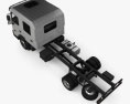 Hyundai Pavise Double Cab Chassis Truck 2022 3d model top view