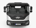 Hyundai Pavise Doppelkabine Fahrgestell LKW 2019 3D-Modell Vorderansicht