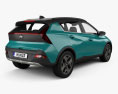 Hyundai Bayon 2022 3D-Modell Rückansicht