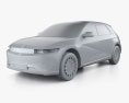 Hyundai Ioniq 5 2022 3D-Modell clay render