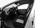 Hyundai Ioniq hybrid mit Innenraum 2019 3D-Modell seats