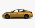 Hyundai Sonata with HQ interior and engine 2014 3d model side view