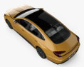 Hyundai Sonata with HQ interior and engine 2014 3d model top view
