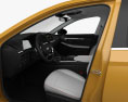 Hyundai Sonata with HQ interior and engine 2014 3d model seats