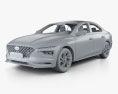 Hyundai Mistra mit Innenraum 2020 3D-Modell clay render