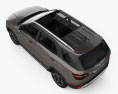 Hyundai Alcazar 2022 3D-Modell Draufsicht