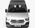 Hyundai H350 Passenger Van mit Innenraum 2015 3D-Modell Vorderansicht