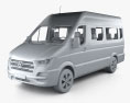 Hyundai H350 Passenger Van mit Innenraum 2015 3D-Modell clay render