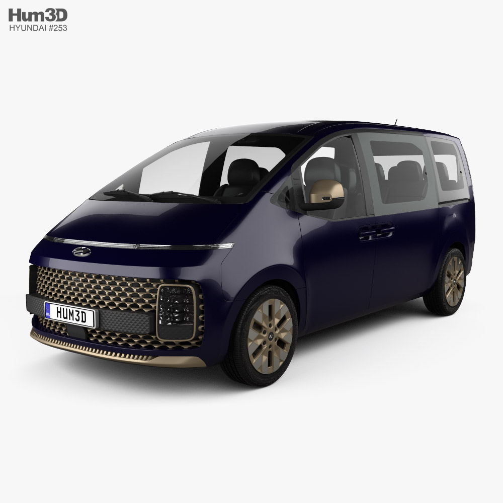 Hyundai Staria Premium 2022 3D 모델 