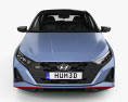 Hyundai i20 N 2022 3D-Modell Vorderansicht