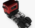Hyundai Trago Sattelzugmaschine 2-Achser 2008 3D-Modell Draufsicht