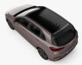 Hyundai i30 hybrid Fließheck 2020 3D-Modell Draufsicht