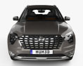 Hyundai Alcazar with HQ interior 2022 3d model front view