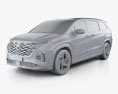 Hyundai Custo 2022 3D-Modell clay render