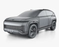 Hyundai Seven 2022 3D-Modell wire render