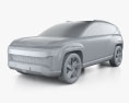 Hyundai Seven 2022 3D-Modell clay render