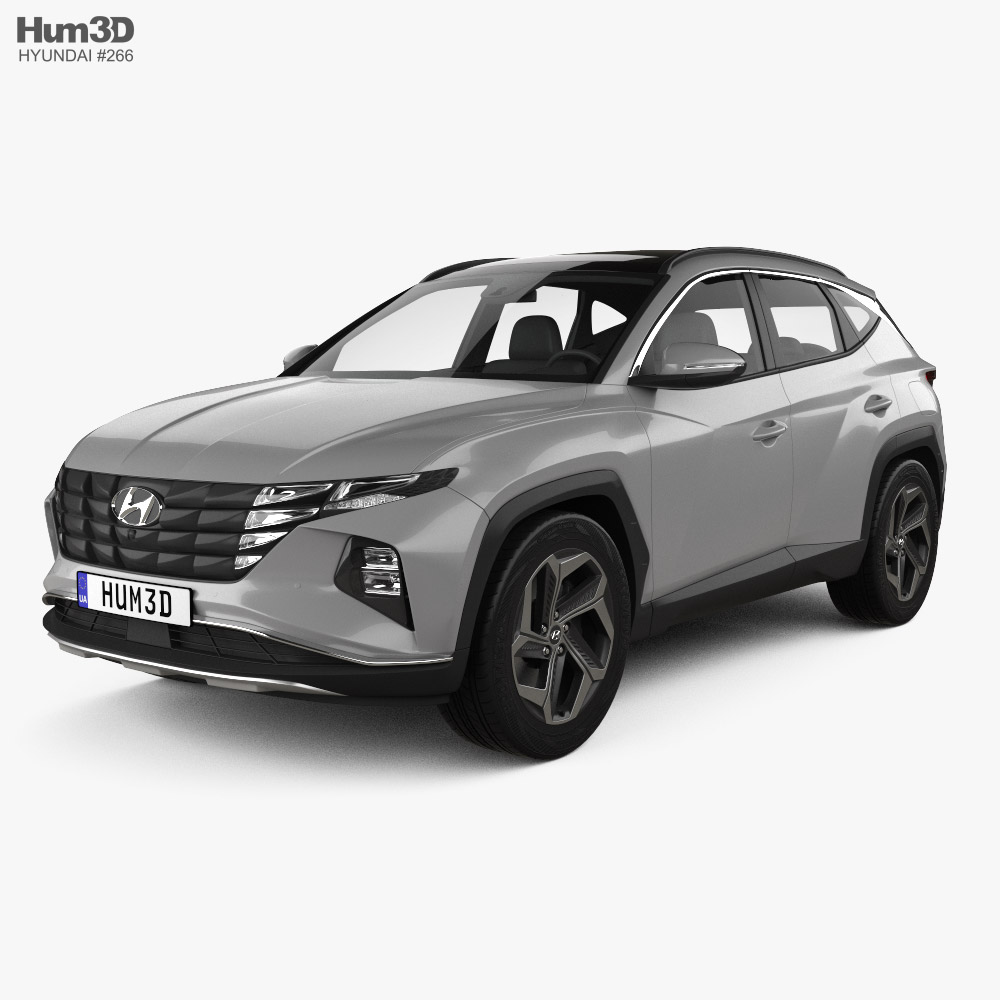 Hyundai Tucson hybrid 2022 3d model