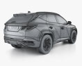 Hyundai Tucson hybrid 2022 3D-Modell