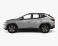 Hyundai Tucson hybrid 2022 3D-Modell Seitenansicht