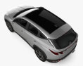 Hyundai Tucson hybrid 2022 3d model top view