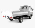 Hyundai HR Flatbed Truck with HQ interior and engine 2013 3d model back view