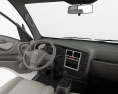 Hyundai HR Flatbed Truck with HQ interior and engine 2013 3d model dashboard
