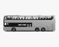 Hyundai Elec City Double Decker Bus avec Intérieur 2021 Modèle 3d vue de côté