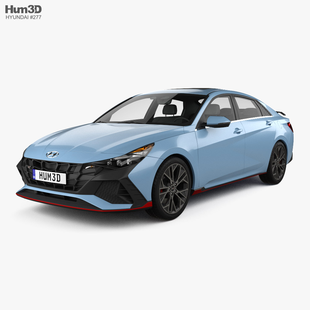 Hyundai Elantra N US-spec 2022 3D model