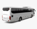 Hyundai Universe Xpress Noble Bus with HQ interior 2007 3d model back view