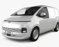Hyundai Staria Load 2021 3D 모델 