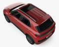 Hyundai Venue Turbo mit Innenraum 2022 3D-Modell Draufsicht
