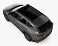 Hyundai Tucson LWB with HQ interior 2021 3d model top view