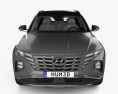 Hyundai Tucson LWB with HQ interior 2021 3d model front view