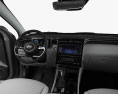 Hyundai Tucson LWB with HQ interior 2021 3d model dashboard