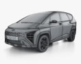 Hyundai Stargazer 2022 3d model wire render
