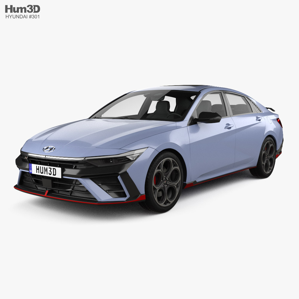 Hyundai Elantra N 2023 3D модель