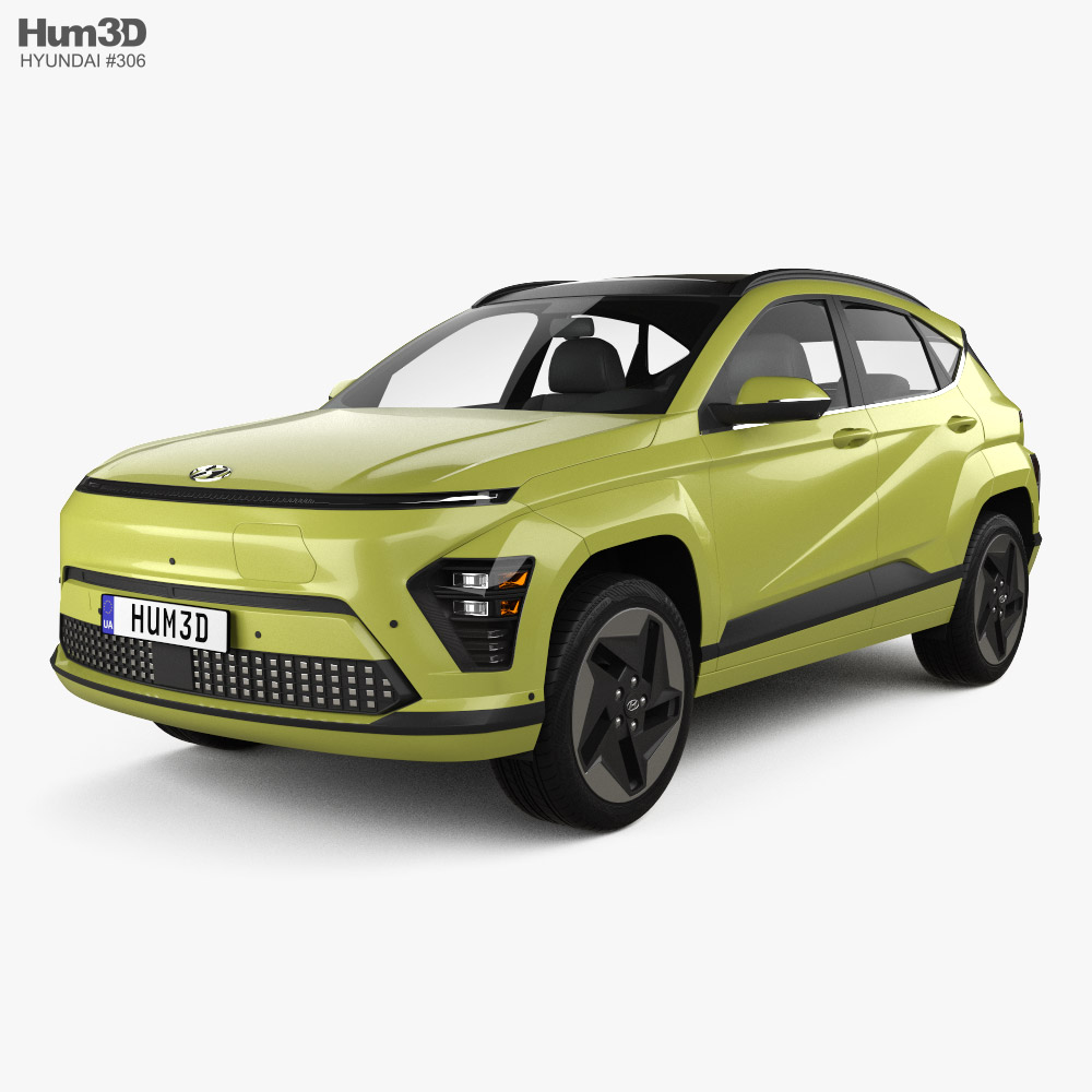 Hyundai Kona Electric US-spec 2024 3D-Modell - Herunterladen